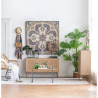 48" x 48" Large Wall Art Panel, Square Wall Decor for Living Room Dining Room Office Bedroom - Groovy Boardz