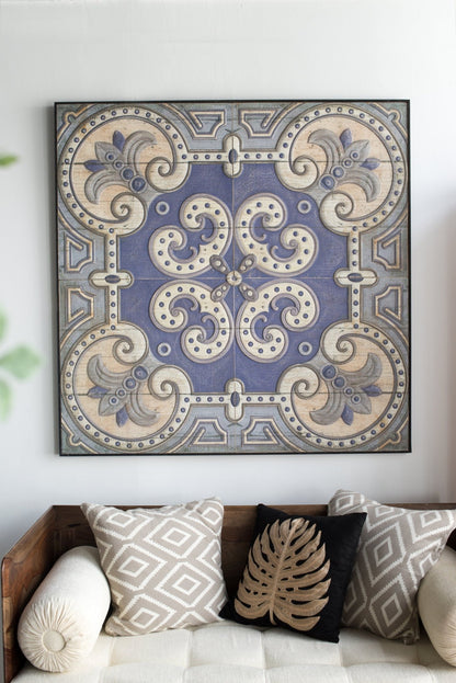 48" x 48" Large Wall Art Panel, Square Wall Decor for Living Room Dining Room Office Bedroom - Groovy Boardz