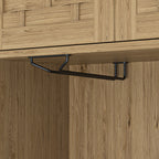 67'' Tall Pantry Buffet Cabinet Freestanding Hutch Cupboard for Home, Kitchen,Tall Freestanding Liquor Cabinet Bar for Kitchen, Dining Room - Groovy Boardz