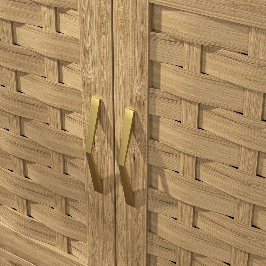 67'' Tall Pantry Buffet Cabinet Freestanding Hutch Cupboard for Home, Kitchen,Tall Freestanding Liquor Cabinet Bar for Kitchen, Dining Room - Groovy Boardz