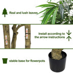 Elegant 7 Foot Faux Silk Artificial Willow Tree.