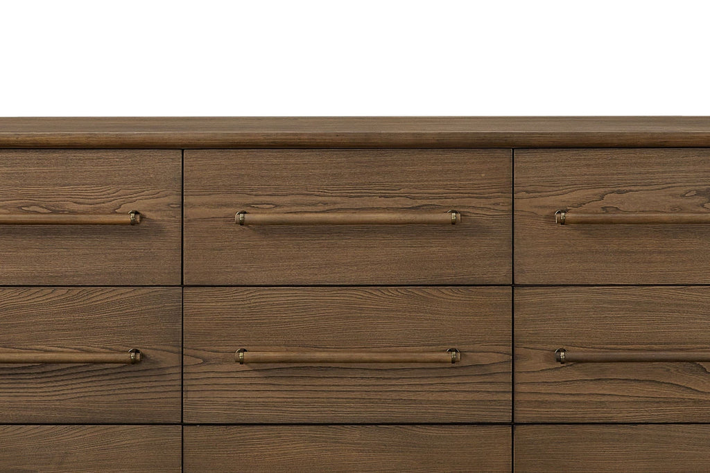 9-Drawer Dresser - Latte - Groovy Boardz