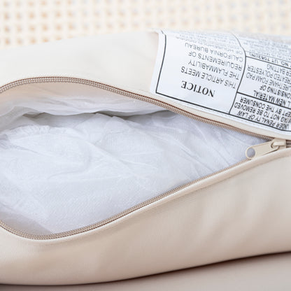 Outdoor Acacia Wood Patio Club Chair, Patio Furniture,Waterproof Thick Cushion Deep Seating for Porch, Garden, Backyard, Balcony, Weight Capacity 400lbs, Light Gray finish, Cream cushion