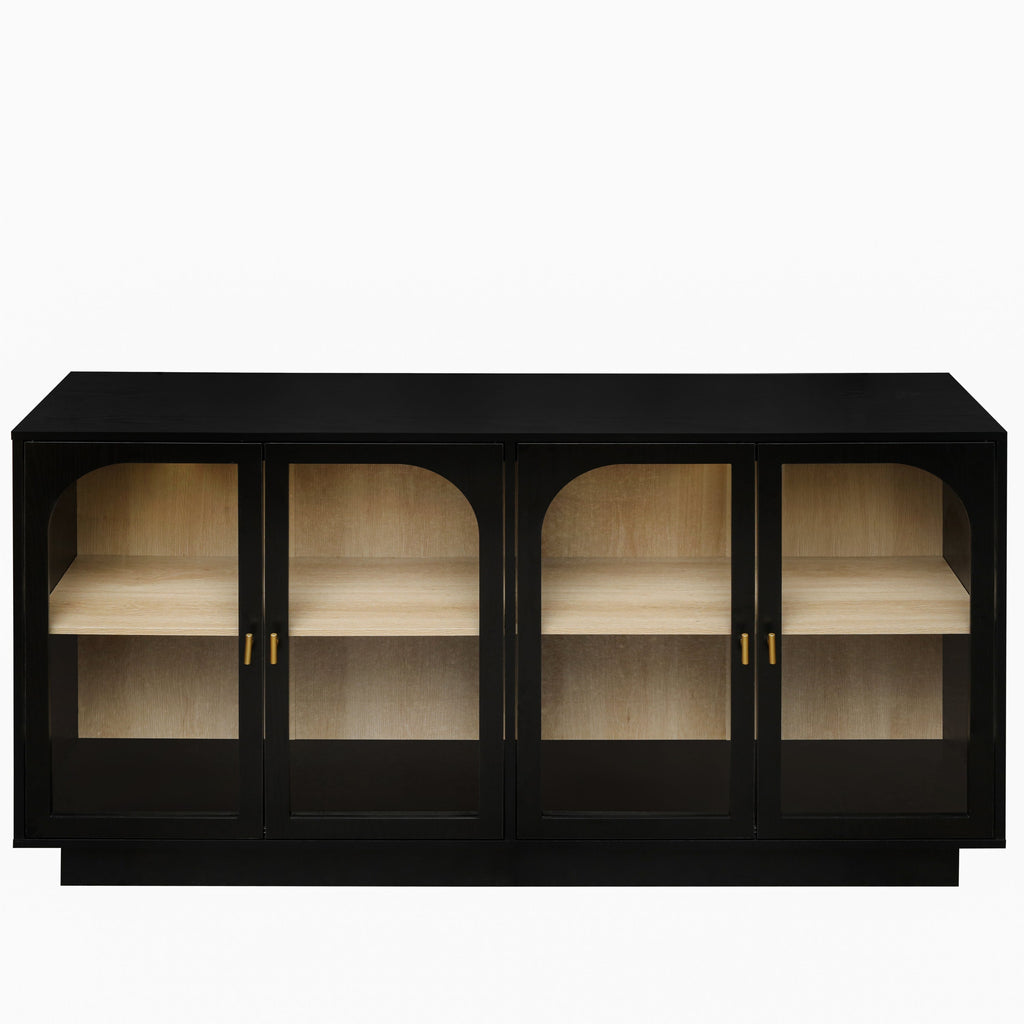 Storage Cabinet with Acrylic Door for Living Room, Dining Room, Study