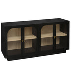 Storage Cabinet with Acrylic Door for Living Room, Dining Room, Study