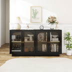Storage Cabinet with Acrylic Door for Living Room, Dining Room, Study