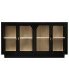 Storage Cabinet with Acrylic Door for Living Room, Dining Room, Study