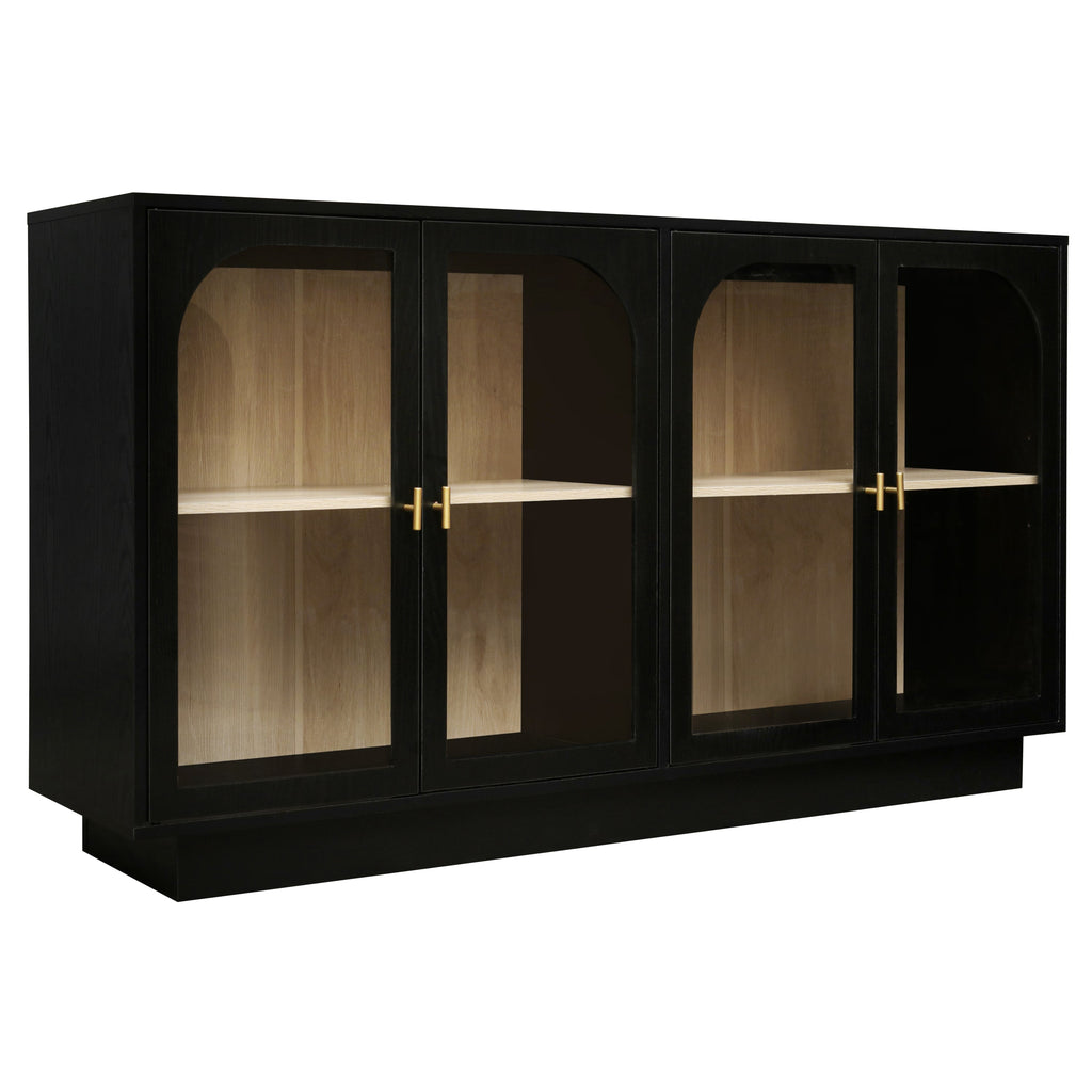 Storage Cabinet with Acrylic Door for Living Room, Dining Room, Study