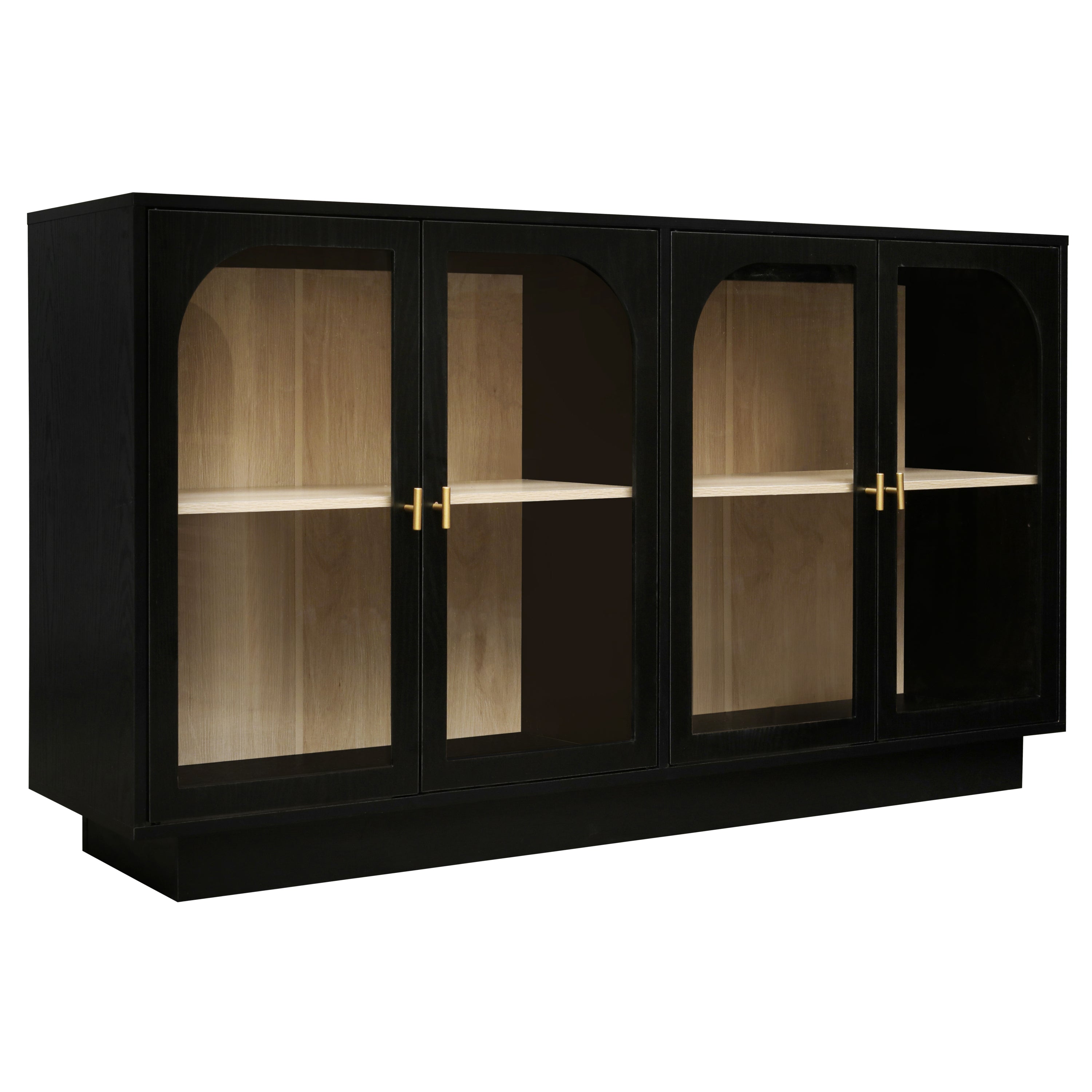 Storage Cabinet with Acrylic Door for Living Room, Dining Room, Study