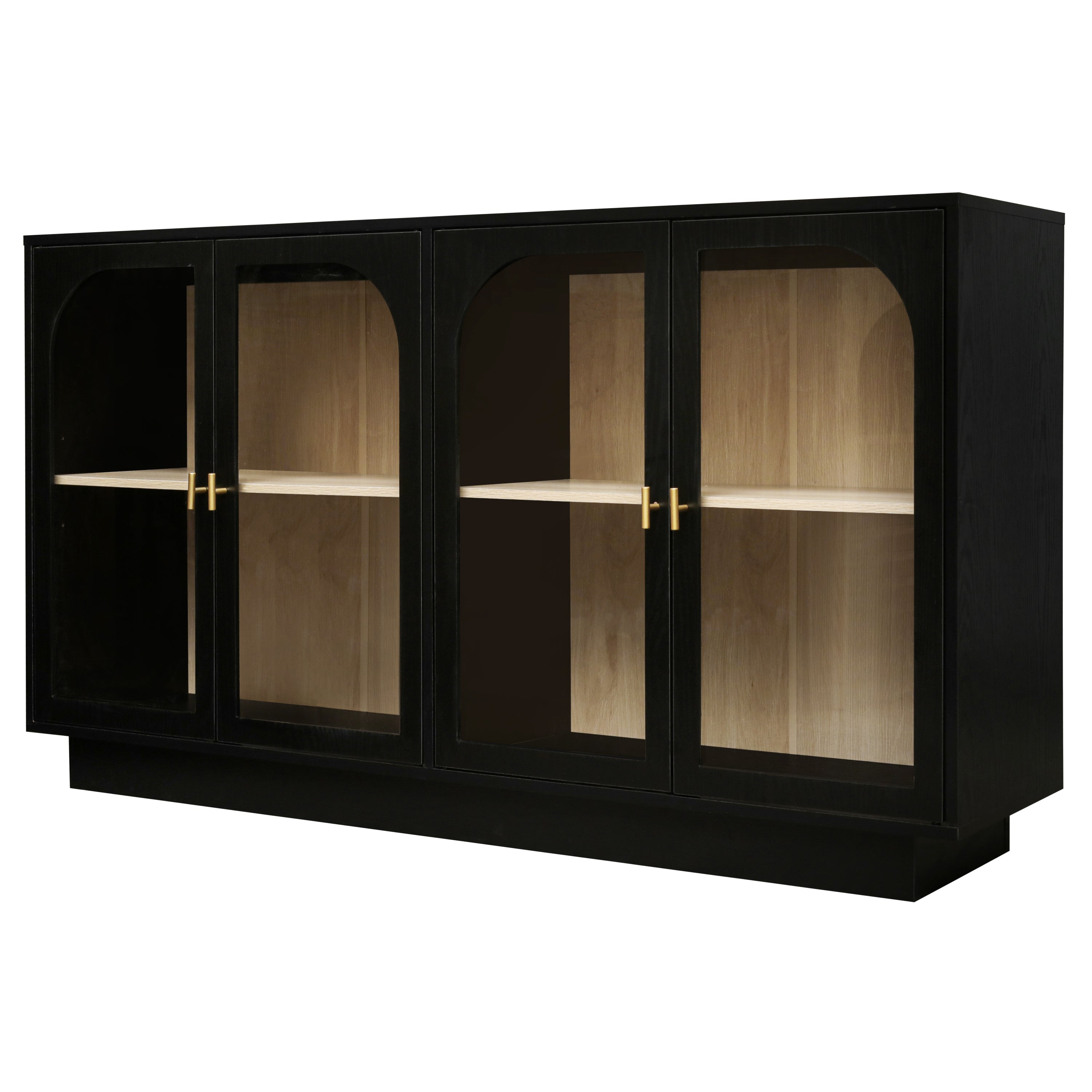 Storage Cabinet with Acrylic Door for Living Room, Dining Room, Study