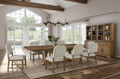 Trestle Table - Almond Dining Table