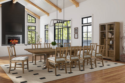 Trestle Table - Almond Dining Table