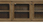 Sever w/ Mesh Door Fronts - Almond Buffets