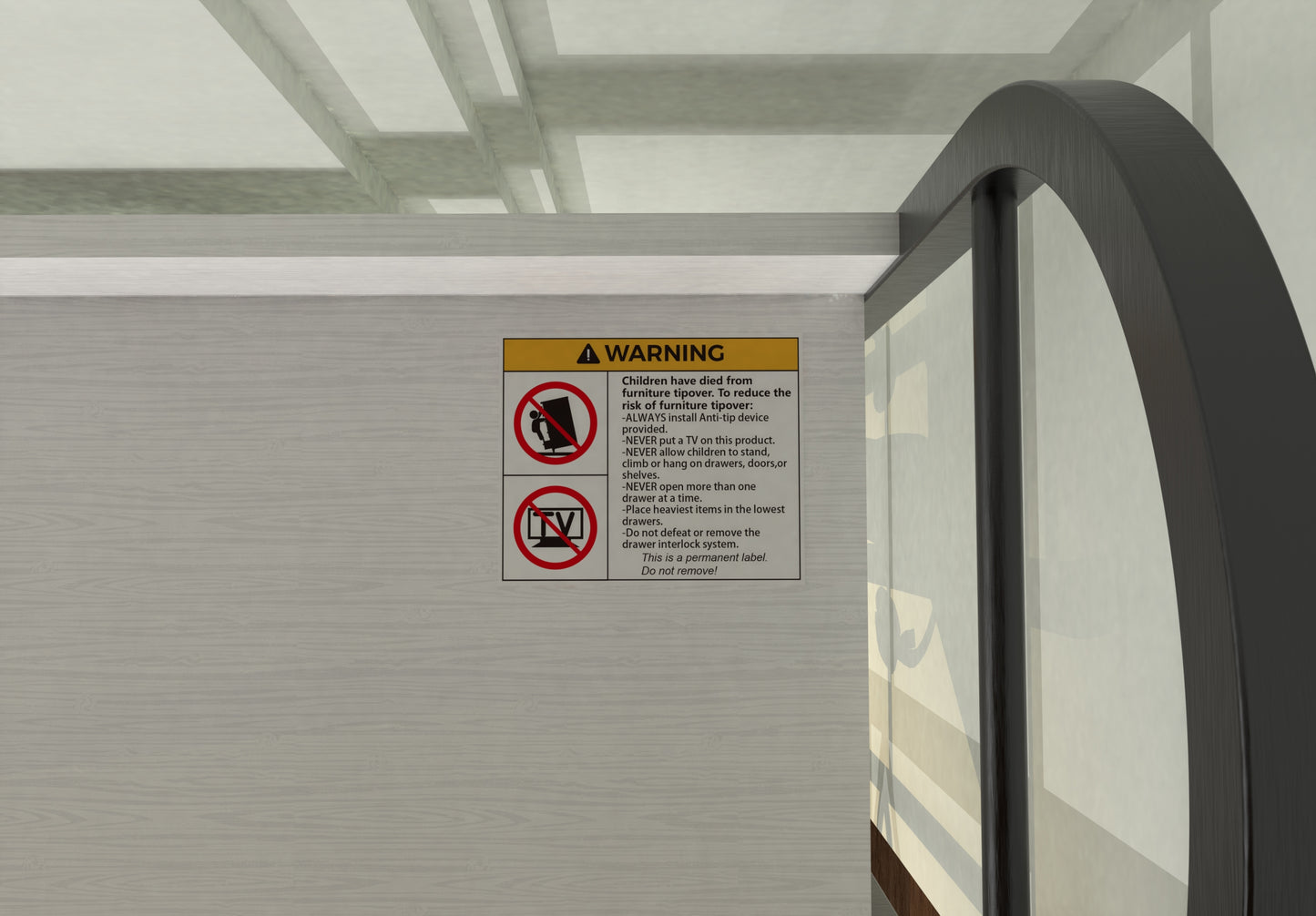 5 Tier Bookshelf, Industrial Style Corner Bookshelf, Thickened iron frame and thickened laminate composition, strong load-bearing capacity, can be used in the living room, bedroom, study.