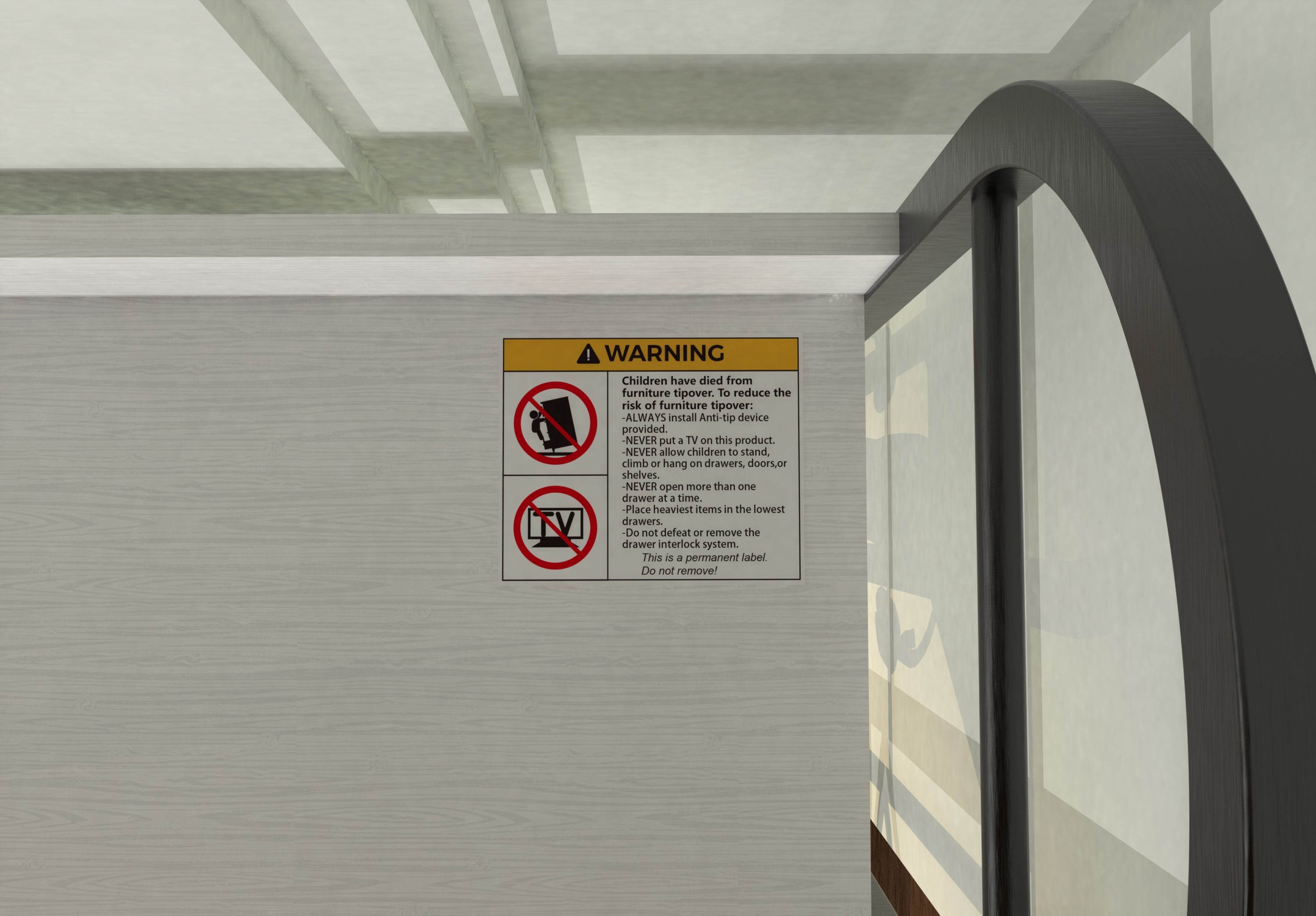 5 Tier Bookshelf, Industrial Style Corner Bookshelf, Thickened iron frame and thickened laminate composition, strong load-bearing capacity, can be used in the living room, bedroom, study.