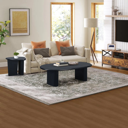 51'' Tapered Tabletop Coffee Table (BLACK) - Groovy Boardz
