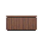 Sideboard Buffet Cabinet,Modern Accent Storage Sideboard, Luxurious Floor Cabinet Buffet with Freestanding Anti Dumping for Kitchen, Living Room, Entryway, Hallway,58.3' Wide 4-Door Sideboard(Brown)