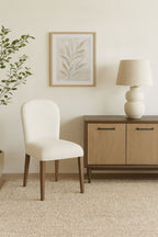 Arch Upholstered Chair - Cocoa/White Sand (Set of 2) Dining Chair