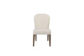Arch Upholstered Chair - Cocoa/White Sand (Set of 2) Dining Chair