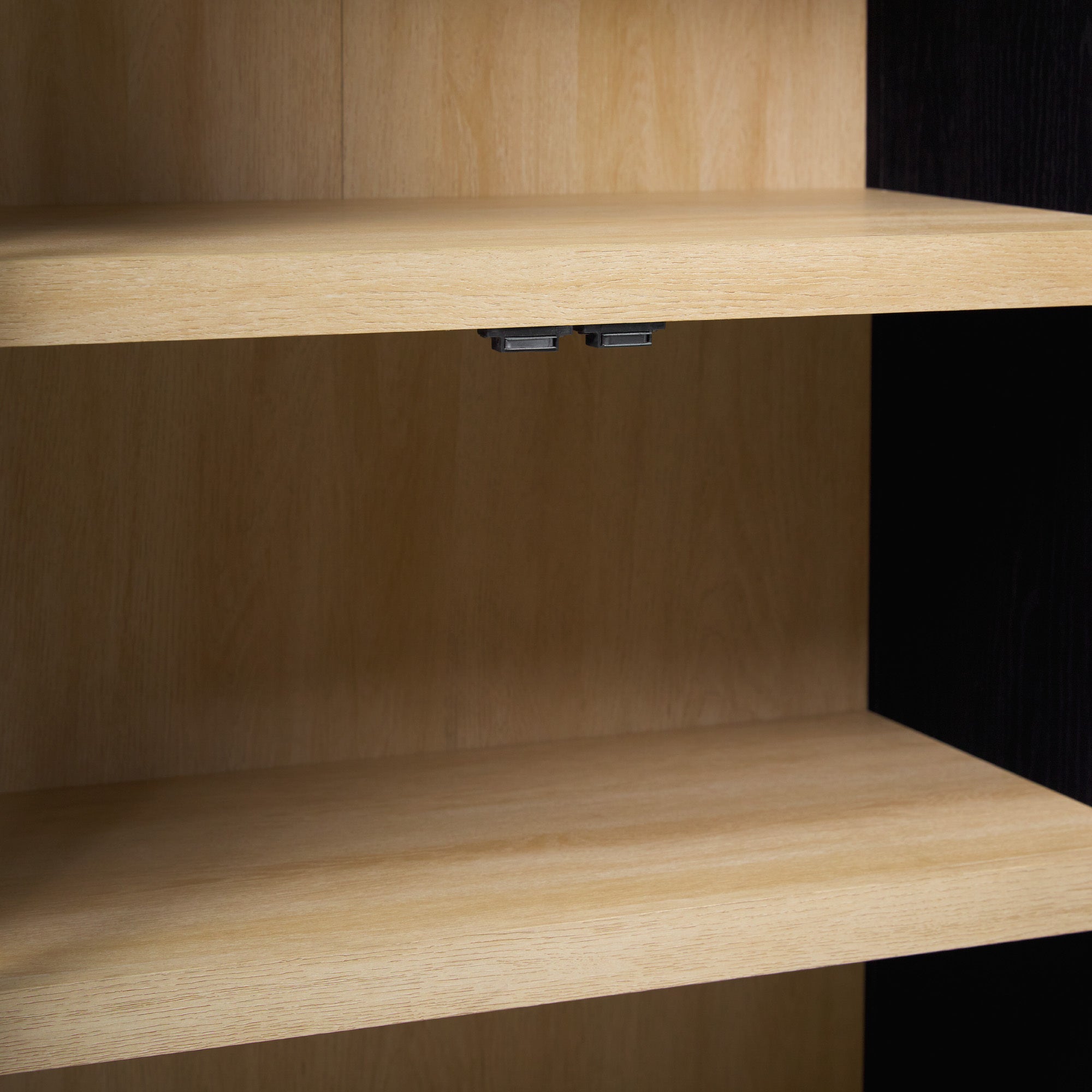 Modern 5 Shelf Arched Tall Bookcase with Glass Doors - Groovy Boardz