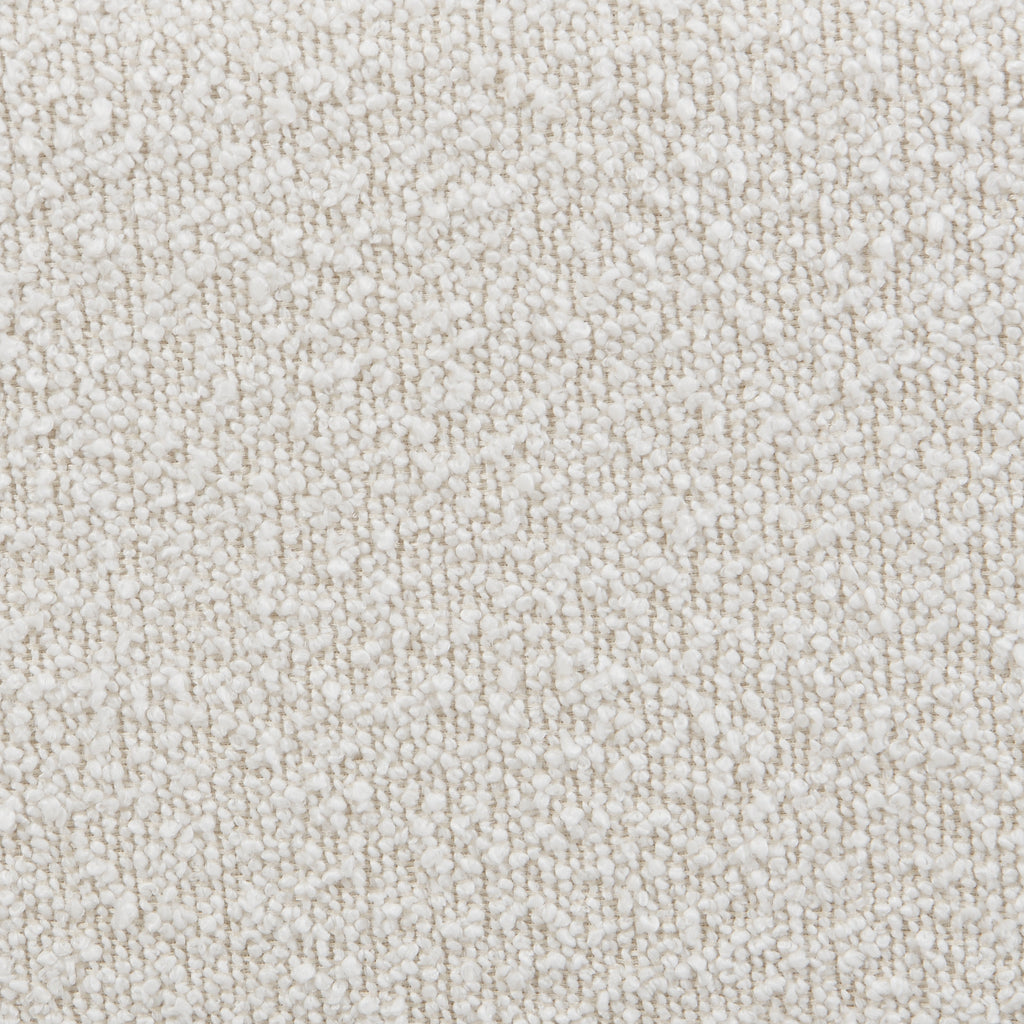 King Size Boucle Bed Frames, Upholstered Platform Bed with Curved Tufted Headboard, Soft Square Corners, Beige Bed Frame