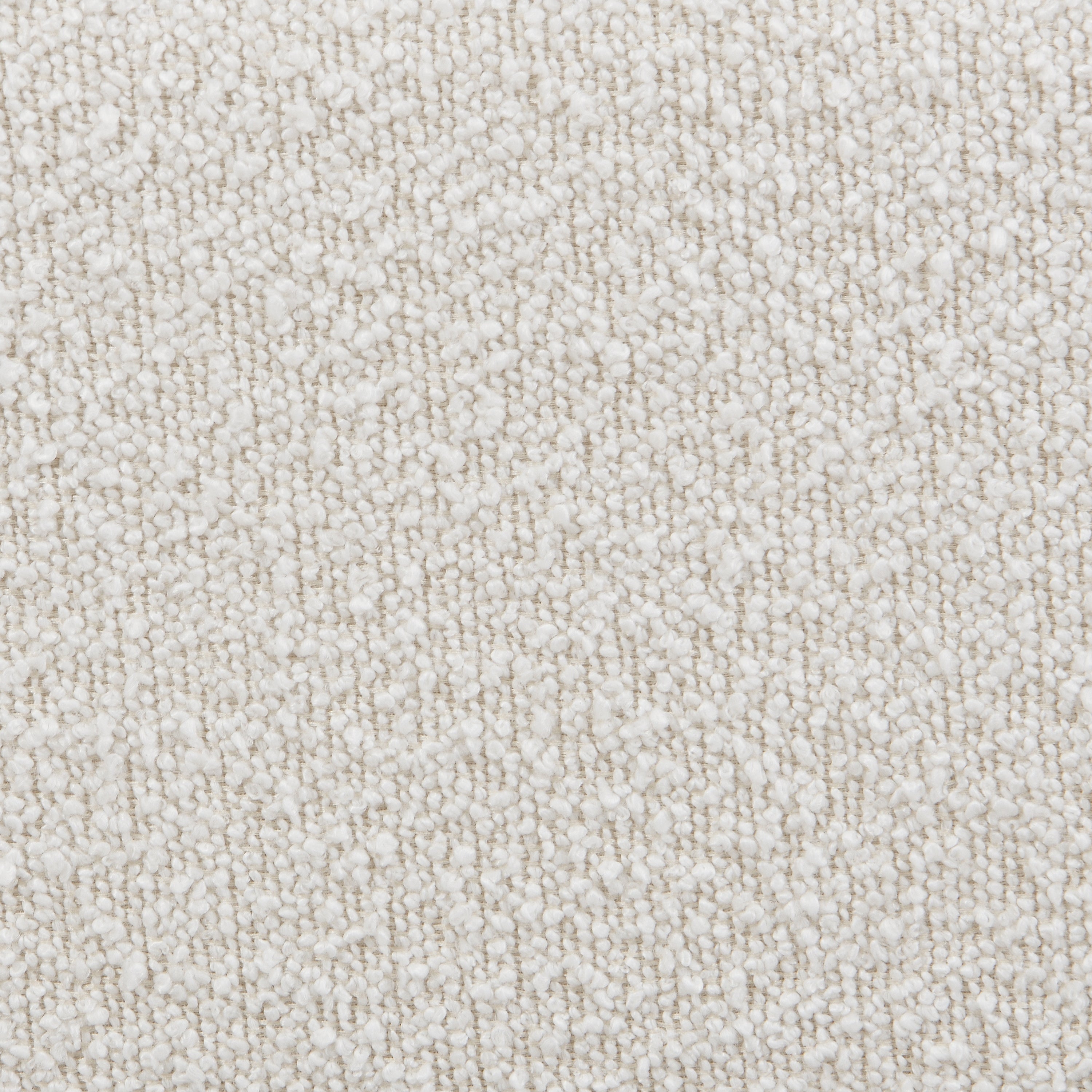 King Size Boucle Bed Frames, Upholstered Platform Bed with Curved Tufted Headboard, Soft Square Corners, Beige Bed Frame