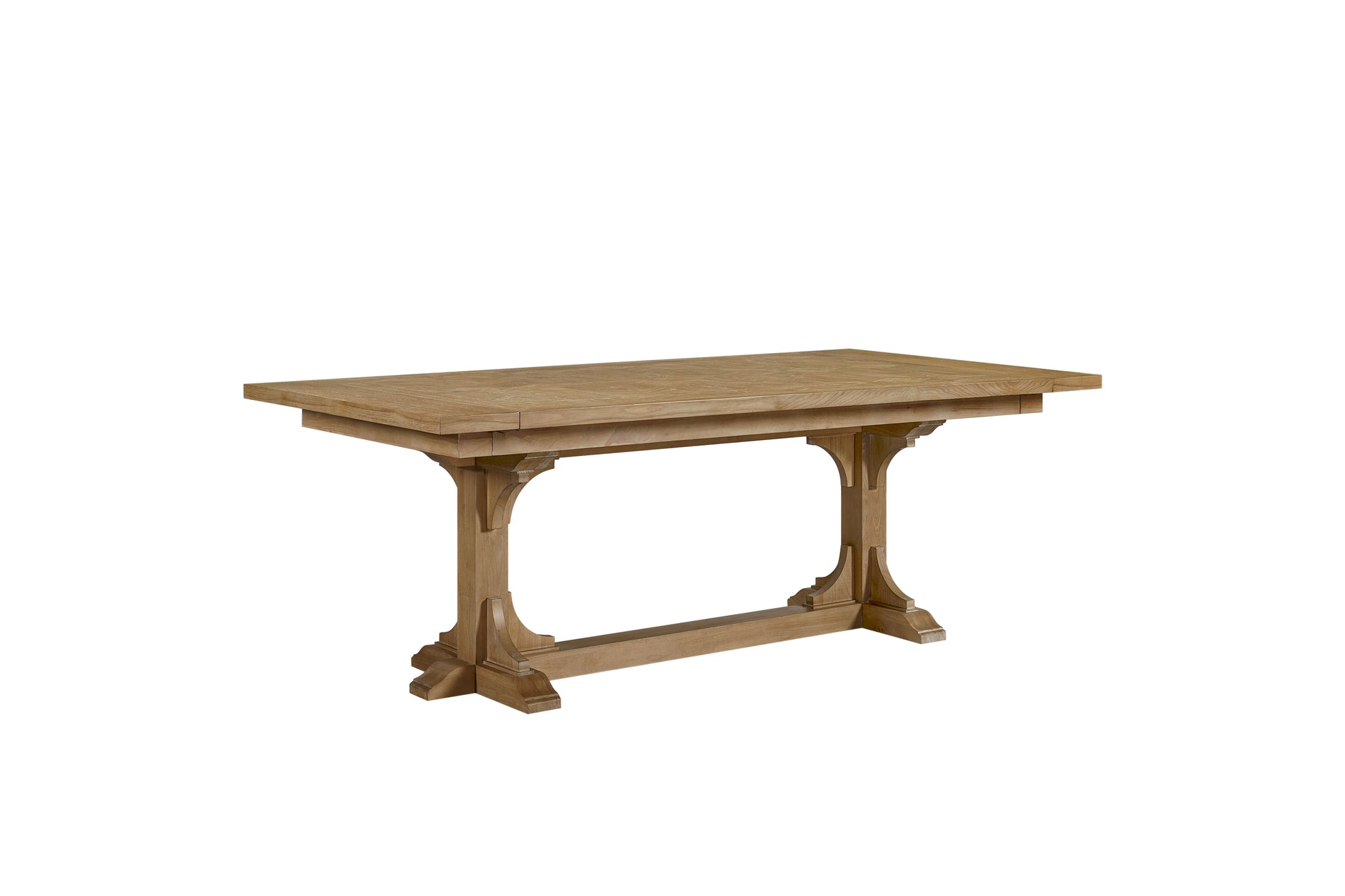 Trestle Table - Cashew Dining Table