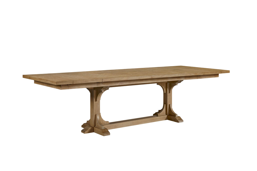 Trestle Table - Cashew Dining Table