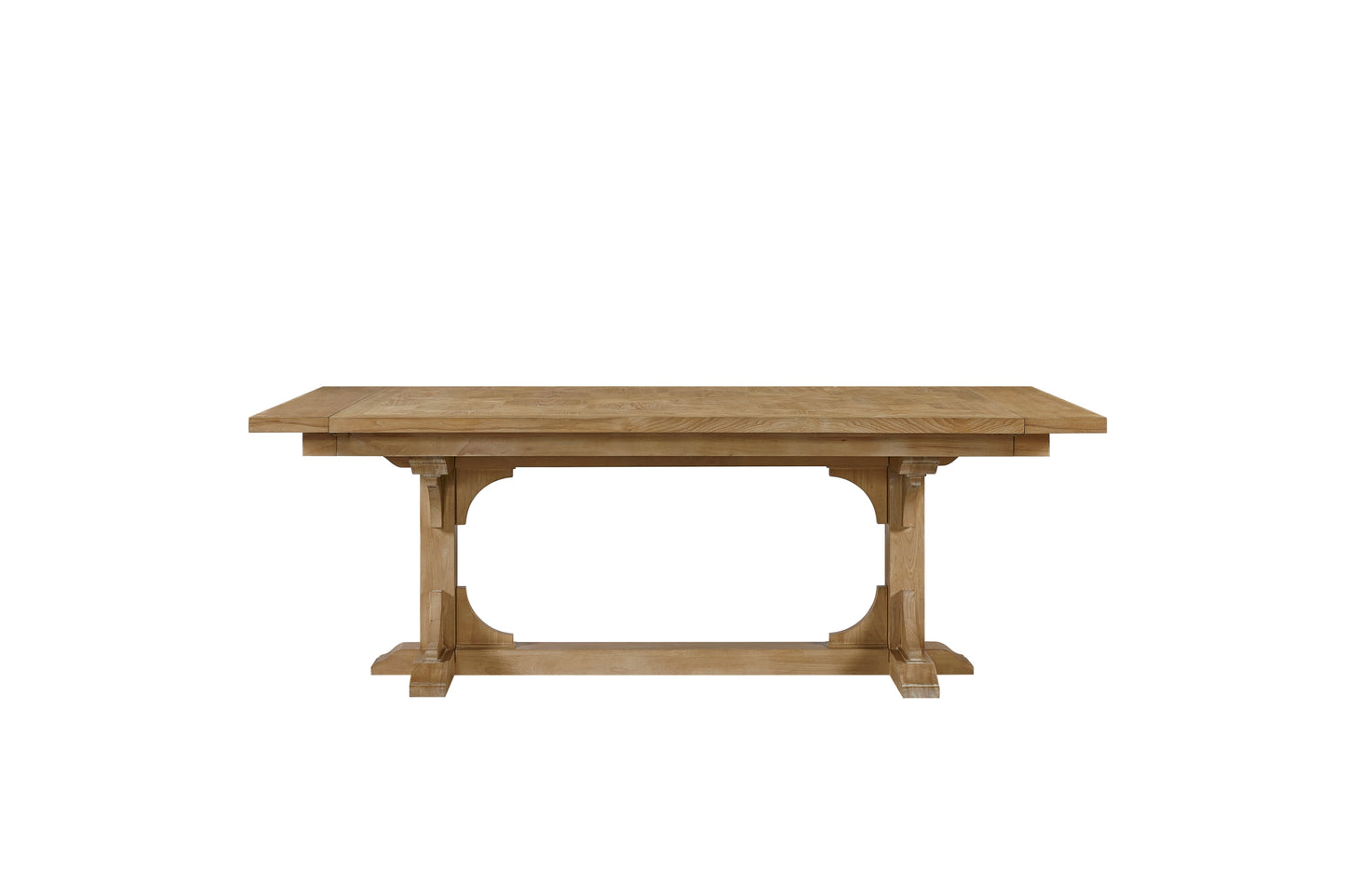 Trestle Table - Cashew Dining Table