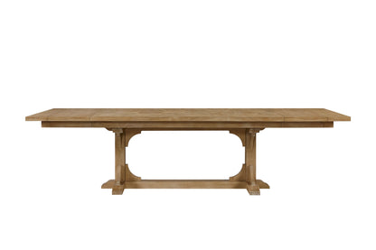 Trestle Table - Cashew Dining Table