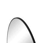 Wall Mirror 36 Inch Black Circular Mirror Metal Framed Mirror Round Vanity Mirror Dressing Mirror, for Bathroom, Living Room, Bedroom Wall Decor