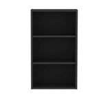Eco 36 High Open 3-Tier Wall Cabinet, Wall Shelf, Storage Cabinet, Cube Shelf Bedroom, Office, Living Room, Garage Black