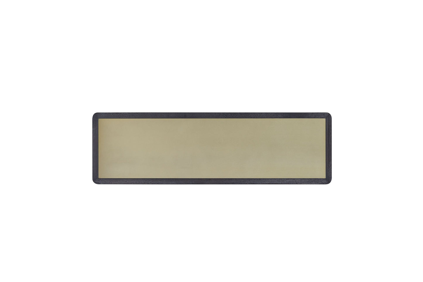 Console Table W/ Metal Insets