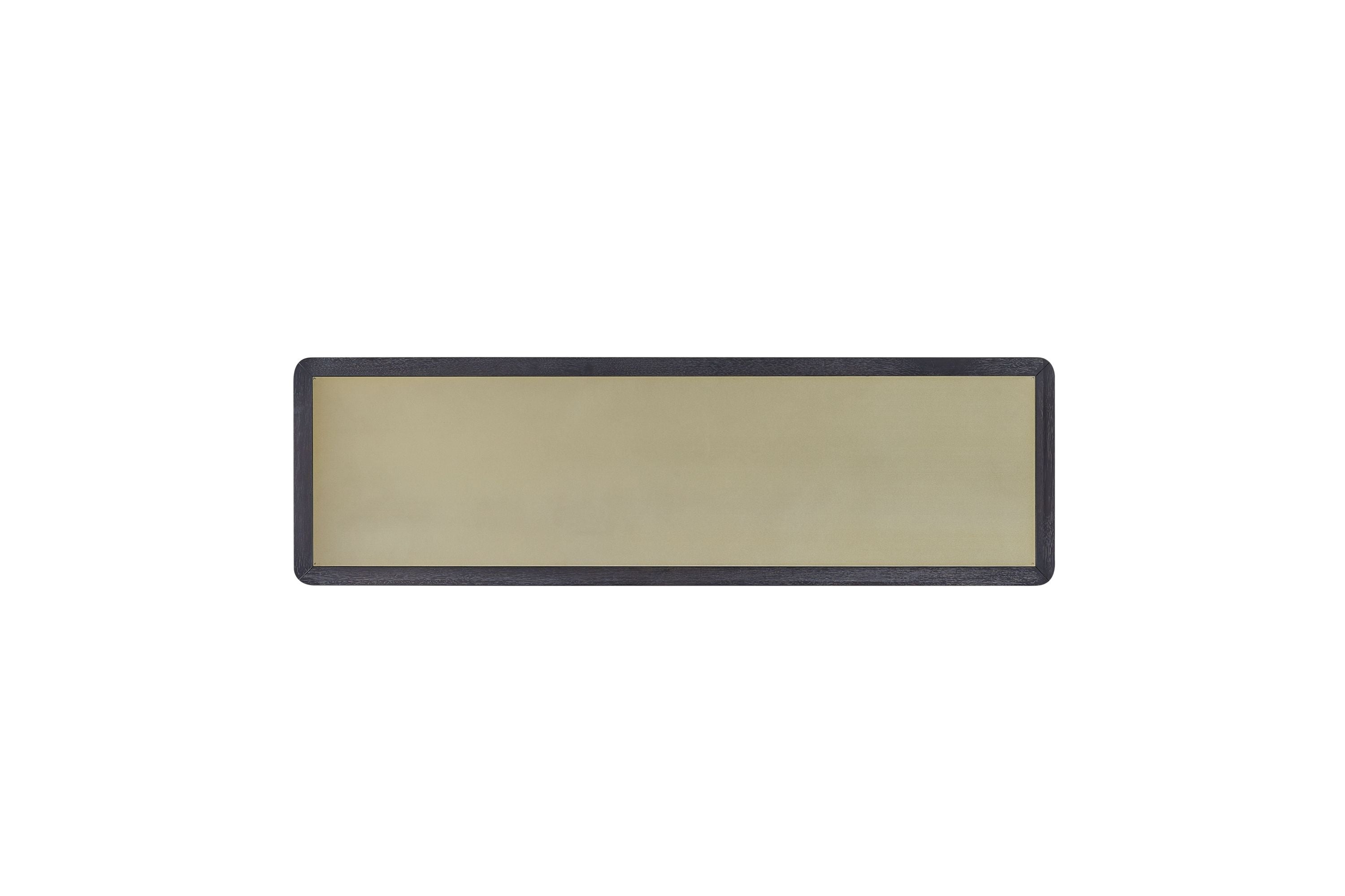 Console Table W/ Metal Insets