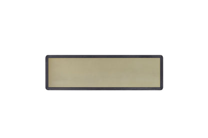 Console Table W/ Metal Insets