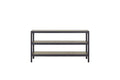 Console Table W/ Metal Insets