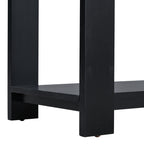 U_STYLE Distinctive Features of a Minimalist Console Table with Bottom Shelf and Four Legs, Suitable for Entryway, Hallway, Living Room, Foyer, Corridor