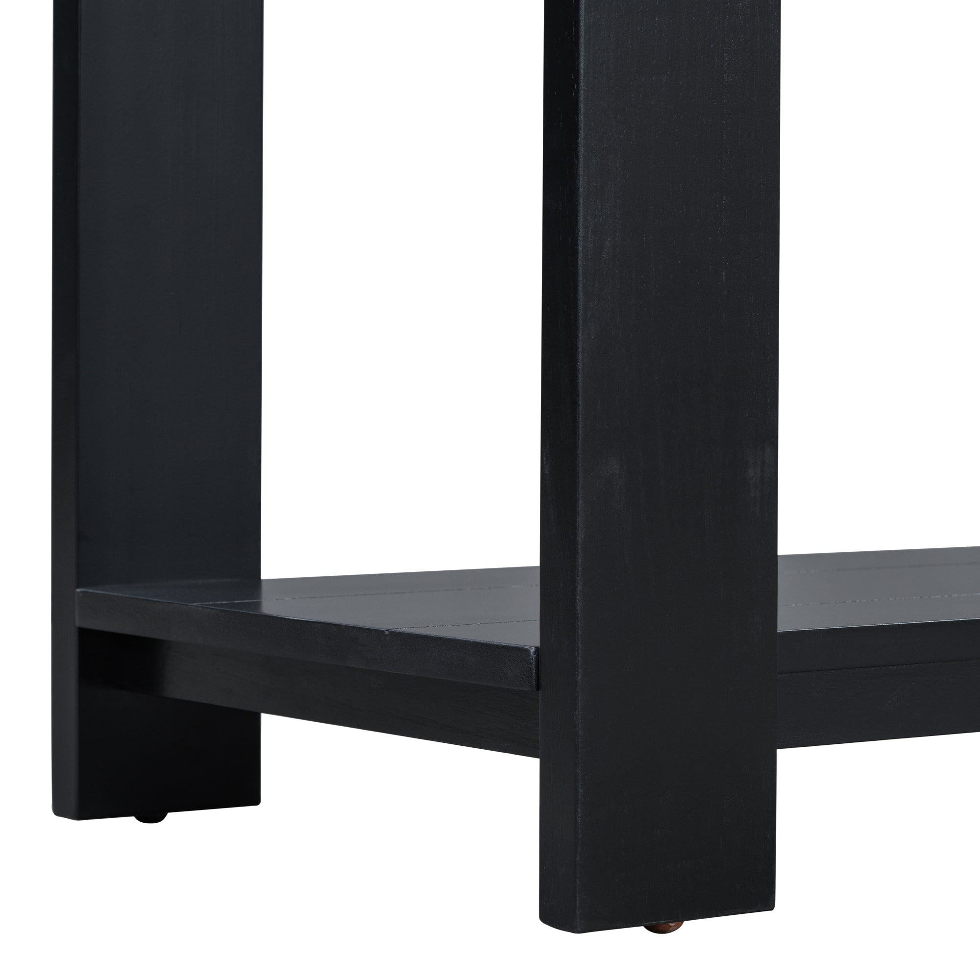 U_STYLE Distinctive Features of a Minimalist Console Table with Bottom Shelf and Four Legs, Suitable for Entryway, Hallway, Living Room, Foyer, Corridor