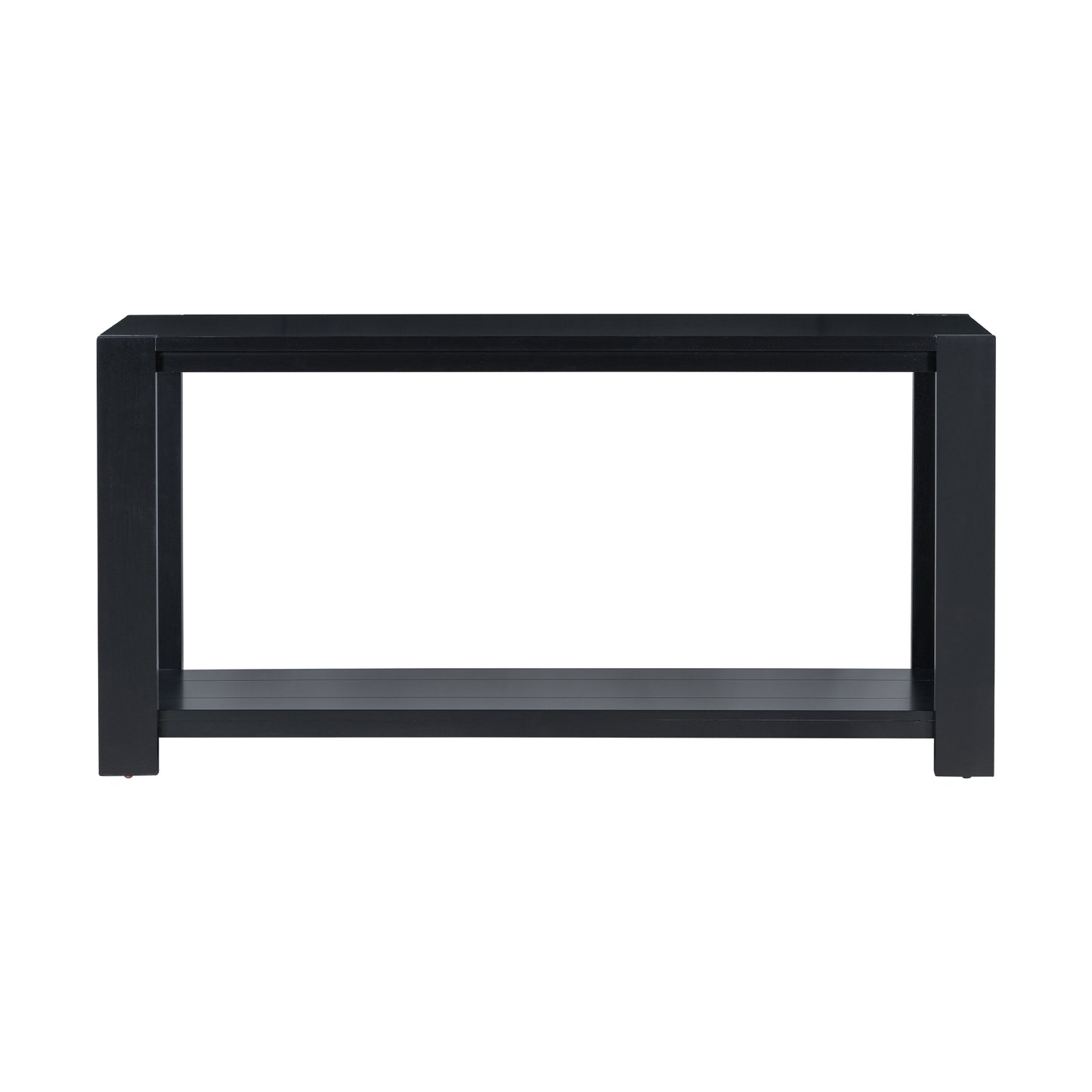 U_STYLE Distinctive Features of a Minimalist Console Table with Bottom Shelf and Four Legs, Suitable for Entryway, Hallway, Living Room, Foyer, Corridor