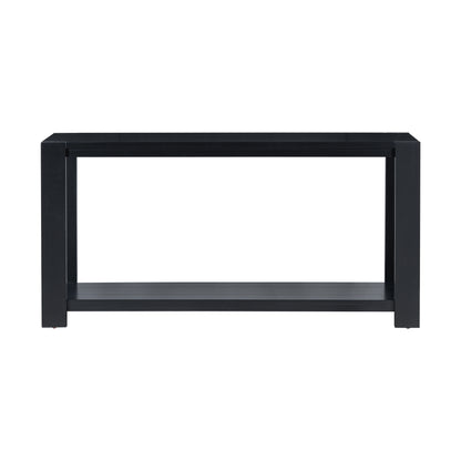 U_STYLE Distinctive Features of a Minimalist Console Table with Bottom Shelf and Four Legs, Suitable for Entryway, Hallway, Living Room, Foyer, Corridor