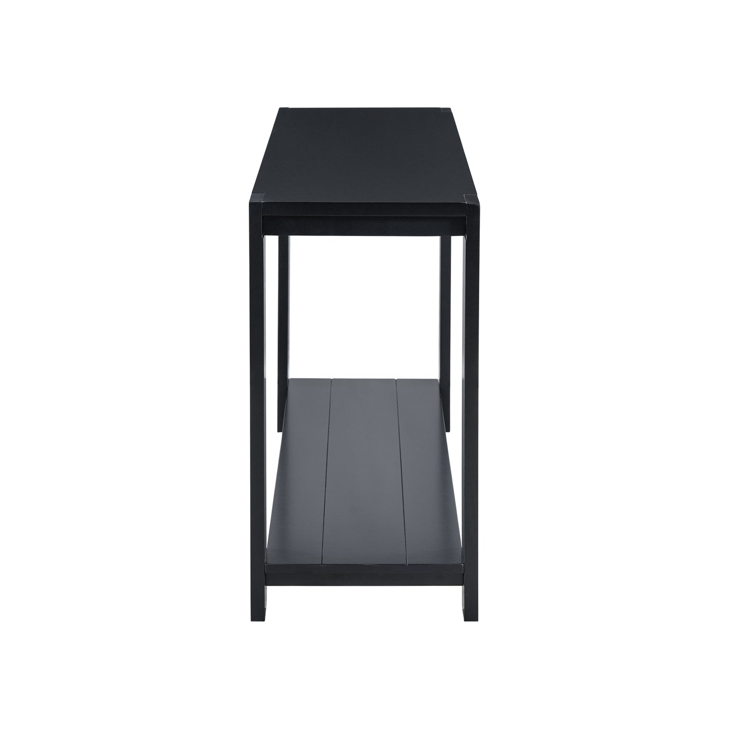 U_STYLE Distinctive Features of a Minimalist Console Table with Bottom Shelf and Four Legs, Suitable for Entryway, Hallway, Living Room, Foyer, Corridor