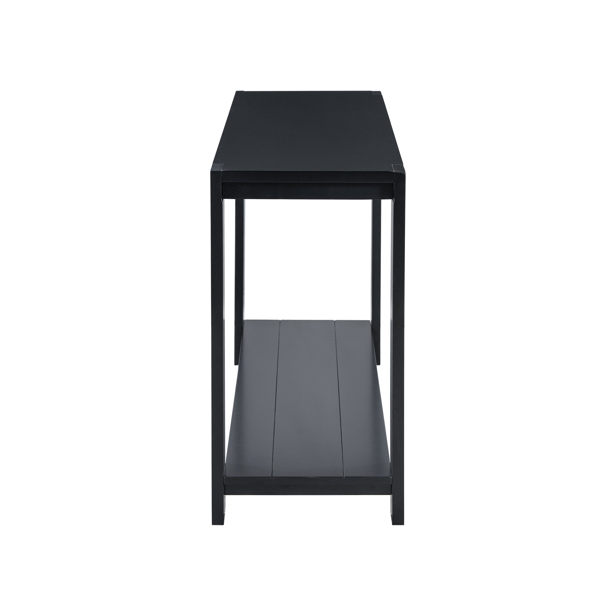 U_STYLE Distinctive Features of a Minimalist Console Table with Bottom Shelf and Four Legs, Suitable for Entryway, Hallway, Living Room, Foyer, Corridor