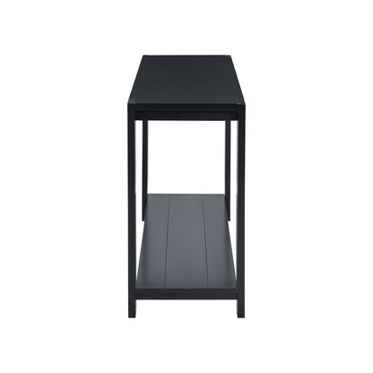 U_STYLE Distinctive Features of a Minimalist Console Table with Bottom Shelf and Four Legs, Suitable for Entryway, Hallway, Living Room, Foyer, Corridor