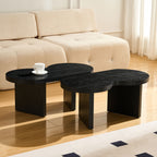 Modern Butterfly MDF Coffee Table, Used In Living Rooms, Bedrooms, Offices, With A Butterfly Shaped Appearance, Black