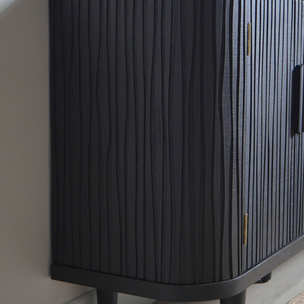 Accent Storage Cabinet, Modern Accent Buffet Cabinet with Adjustable Shelves, Freestanding Sideboard with Four Doors, Accent Cabinet with 4 Doors for Hallway Entryway Living Room