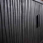 Accent Storage Cabinet, Modern Accent Buffet Cabinet with Adjustable Shelves, Freestanding Sideboard with Four Doors, Accent Cabinet with 4 Doors for Hallway Entryway Living Room