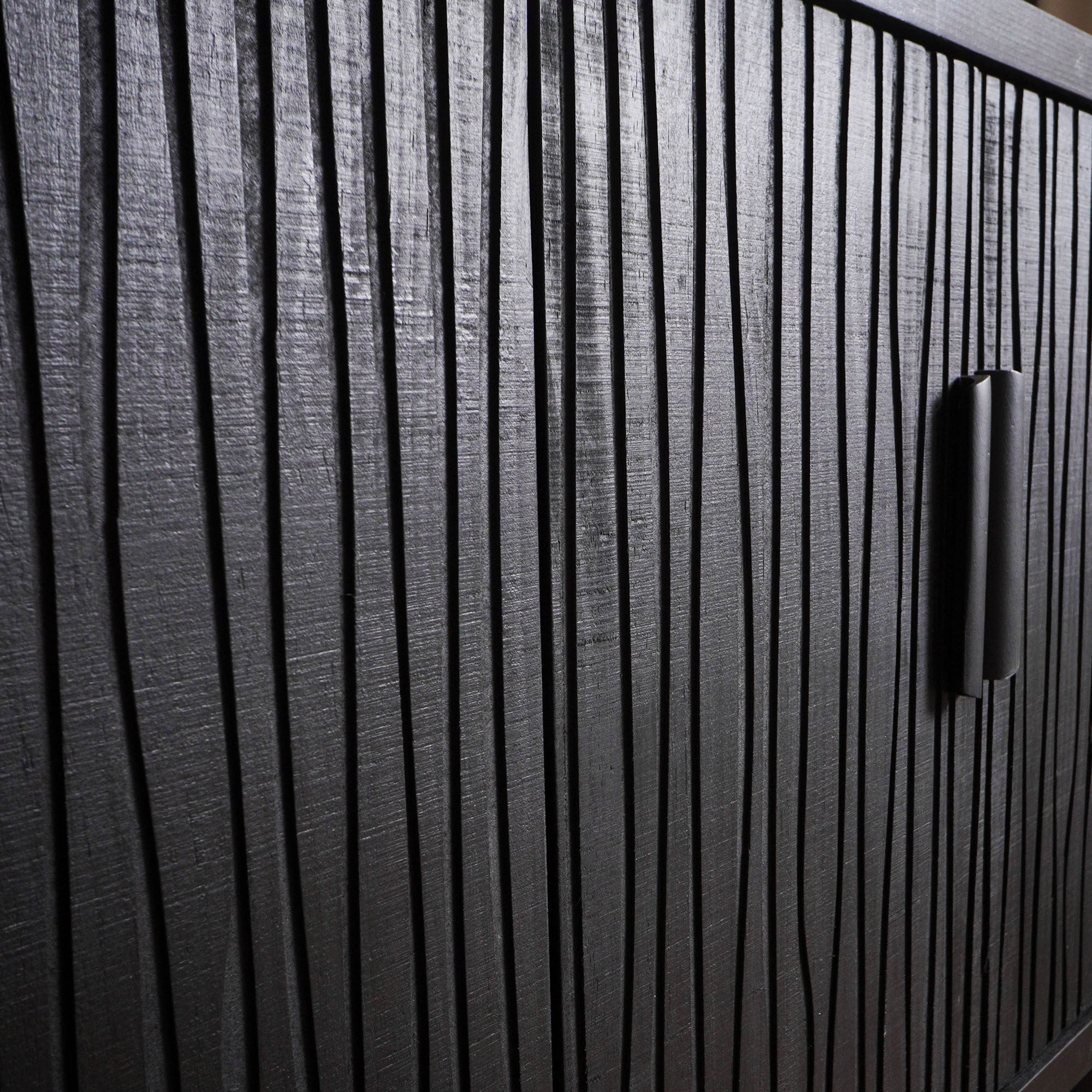 Accent Storage Cabinet, Modern Accent Buffet Cabinet with Adjustable Shelves, Freestanding Sideboard with Four Doors, Accent Cabinet with 4 Doors for Hallway Entryway Living Room