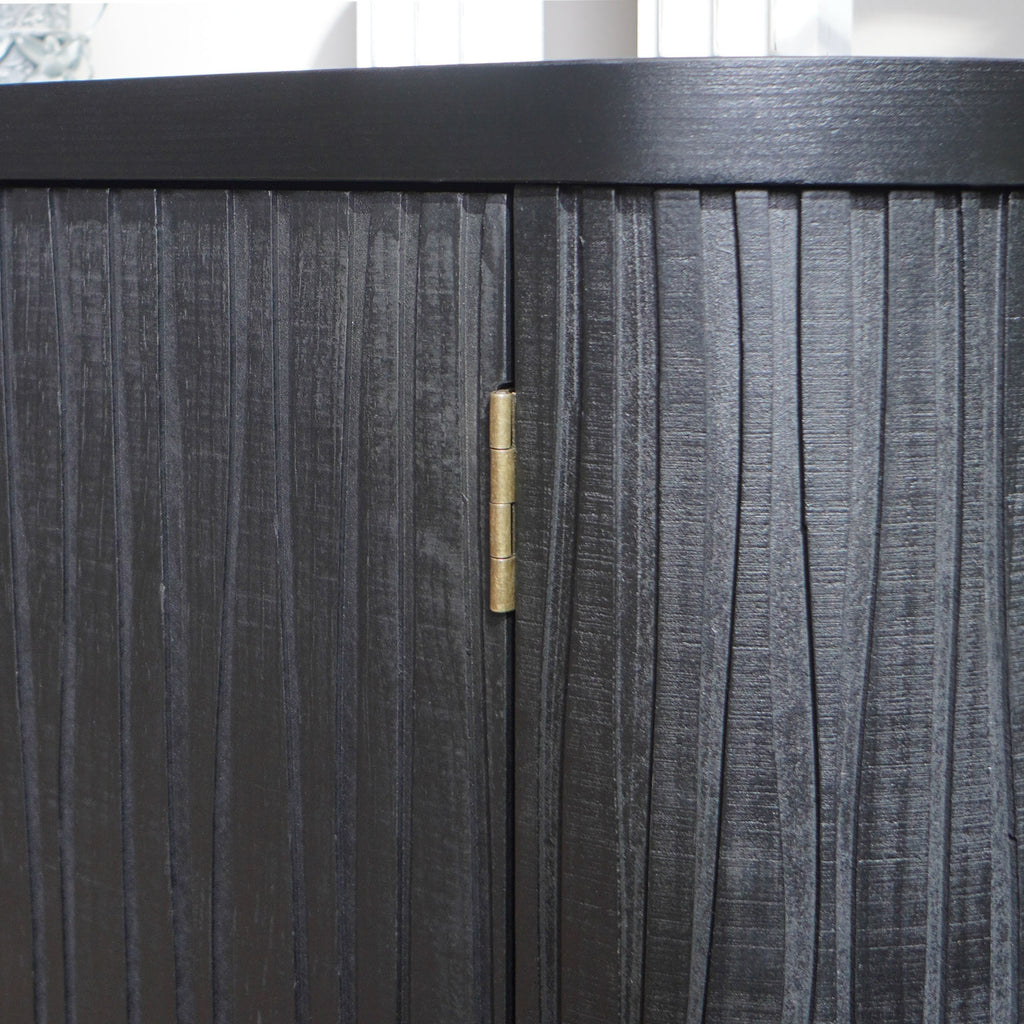 Accent Storage Cabinet, Modern Accent Buffet Cabinet with Adjustable Shelves, Freestanding Sideboard with Four Doors, Accent Cabinet with 4 Doors for Hallway Entryway Living Room