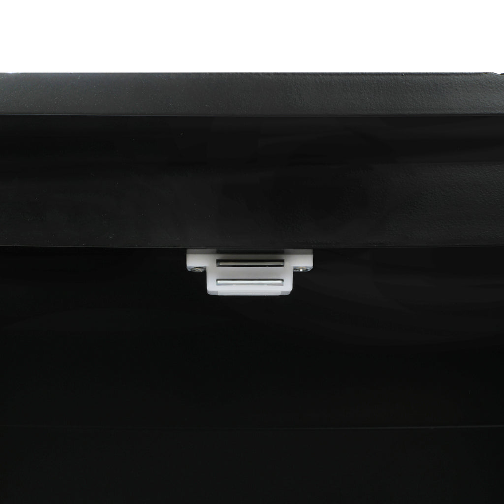 2 Door Wooden Cabinets, Black Wood Cabinet Vintage  Style Sideboard for Living Room Dining Room Office