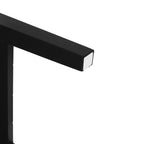 2 Door Wooden Cabinets, Black Wood Cabinet Vintage  Style Sideboard for Living Room Dining Room Office